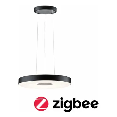 PAULMANN LED závěsné svítidlo Smart Home Zigbee Puric Pane 2700K 11 / 1x7W černá/šedá stmívateln