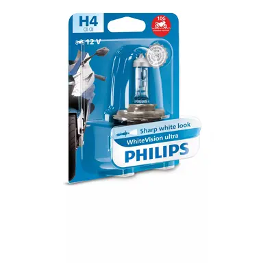 Philips H4 12V 60/55W P43t WhiteVision Ultra Moto PH 12342WVUBW