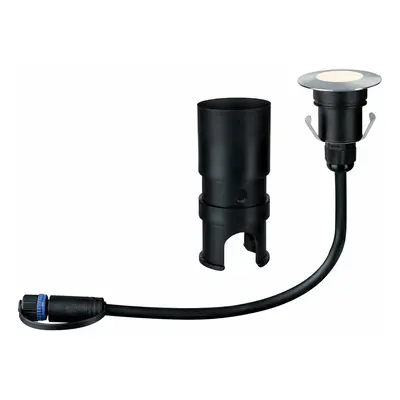 Paulmann Plug&Shine zemní svítidlo Floor Mini IP65 3000K 2,5W 24V stříbrná 939.51 P 93951