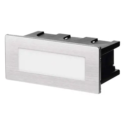 EMOS LED orientační vestavné svítidlo 123×53, 1,5W tep. bílá IP65 1545000080