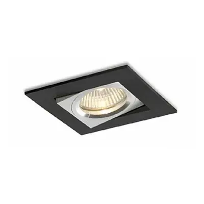 BPM Vestavné svítidlo Aluminio Negro, černá, 1x50W, 12V 4828 3002