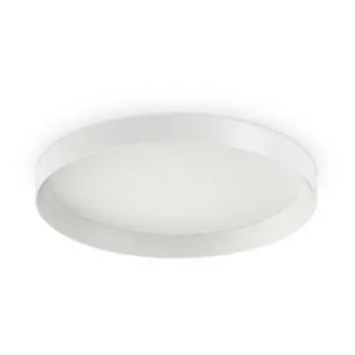 LED Stropní přisazené svítidlo Ideal Lux FLY PL D35 3000K 270272 18W 2600lm 3000K IP40 35cm bílé