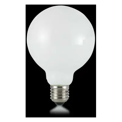 LED žárovka Ideal Lux Globo D095 Bianco 253442 E27 8W 760lm 4000K bílá