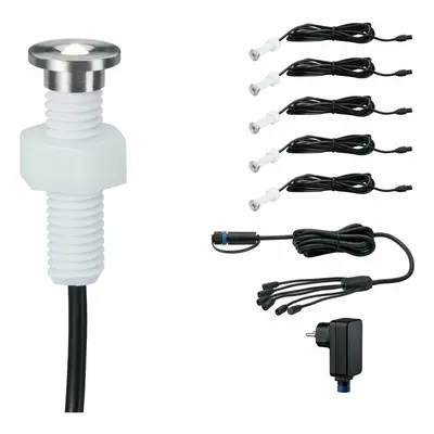 Paulmann Plug&Shine základní sada vestavné svítidlo MicroPen II IP67 3000K 5x0,22W 936.95 P 9369