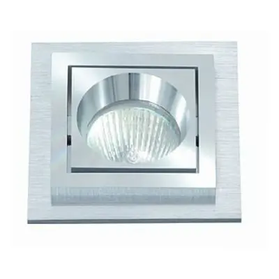 BPM Vestavné svítidlo Aluminio Plata, kartáč.hliník LED3x3W, 230V 3070LED2.D40.3K