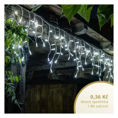 DecoLED LED vánoční světelné krápníky - 3m, ledově bílá ILNX0305