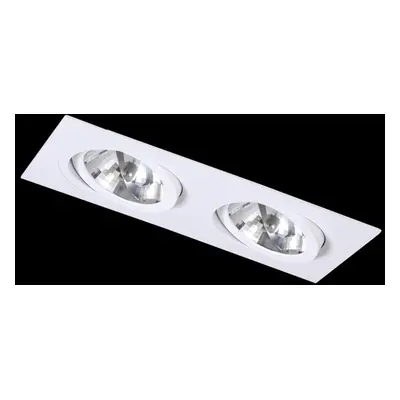 BPM Vestavné svítidlo Aluminio Blanco, bílá, 18LEDx3W, 230V 4930 4251LED.D40.3K