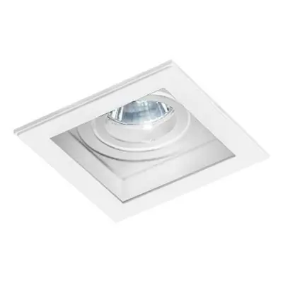 Stropní bodové podhledové svítidlo AZzardo Minorka white/white AZ2801 GU10 1x50W IP20 bílé