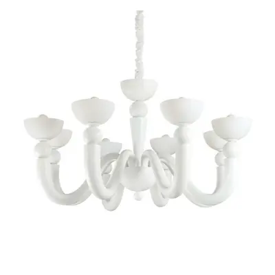 Závěsné svítidlo Ideal Lux Bon Bon SP8 bianco 094007 bílé 95,5cm