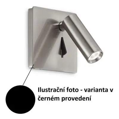 LED Zapuštěné svítidlo Ideal Lux Lite AP Nero 250113 3W 130lm 3000K IP20 černé