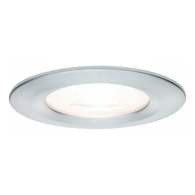 PAULMANN Vestavné svítidlo LED Nova kruhové 1x6,5W GU10 hliník broušený nevýklopné 934.43 P 9344