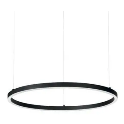 LED Závěsné svítidlo Ideal Lux Oracle Slim D50 Nero 229492 29W 1600lm IP20 50cm černé