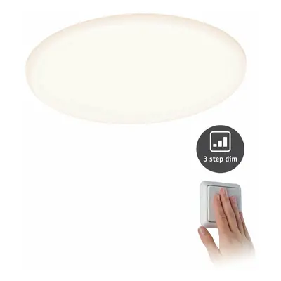 PAULMANN LED vestavné svítidlo Veluna VariFit IP44 3-krokové-stmívatelné kruhové 185 17W 3.000K 