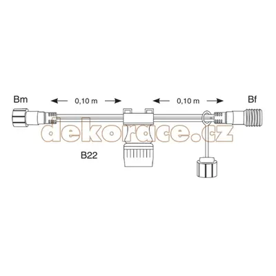 CityLight T - kabel pro připojení LED krápníku CTI-059650