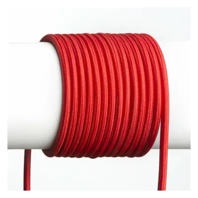 RED - DESIGN RENDL RENDL FIT 3X0,75 1bm textilní kabel červená R12224