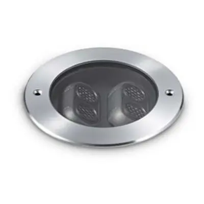 LED Venkovní zápustné svítidlo Ideal Lux TAURUS 10W 277011 10W 860lm 3000K IP67 17,5cm ocelové