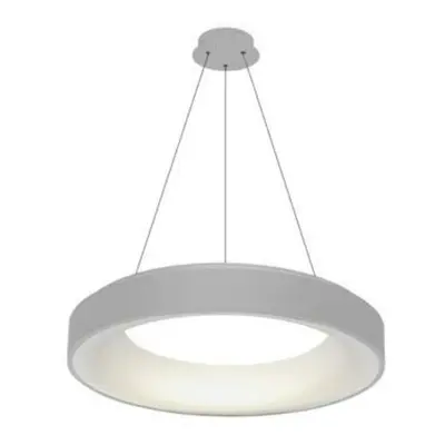 AZzardo Sovana závěsné LED svítidlo AZ3438 40W 2200lm CCT 2700K-6500K dimm šedé 45cm