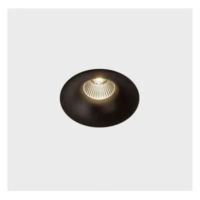 KOHL LIGHTING KOHL-Lighting LUXO zapuštěné svítidlo s rámečkem pr.100 mm černá 38° 12W CRI 80 27