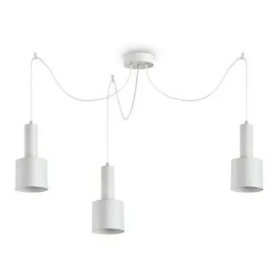 Závěsné svítidlo Ideal Lux Holly SP3 Bianco 231587 E27 3x60W IP20 24cm bílé