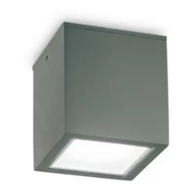 Venkovní stropní přisazené svítidlo Ideal Lux TECHO PL1 BIG ANTRACITE 251516 GU10 1x20W IP54 15c