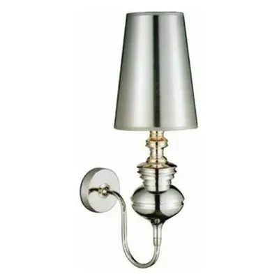 Nástěnná lampa AZzardo Baroco wall silver AZ0308 E14 1x11W IP20 18cm stříbrná