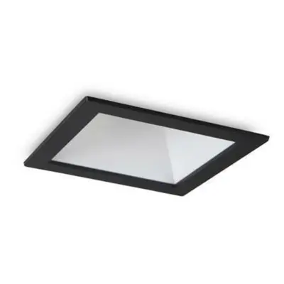 LED Zápustné bodové svítidlo Ideal Lux Game Square Black White 192406 11W 850lm 3000K IP20 hrana