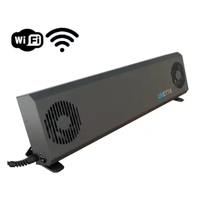 Germicidní zářič UVETTA Wi-Fi - Metalická černá IN48ABW, UV-C INDIRECT BLACK , UV-C power :48W 