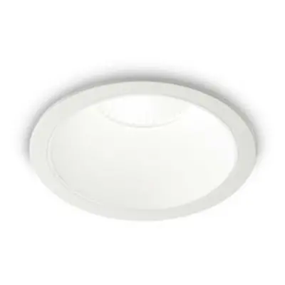 LED Zápustné bodové svítidlo Ideal Lux Game Round White White 192291 11W 850lm 3000K IP20 bílé