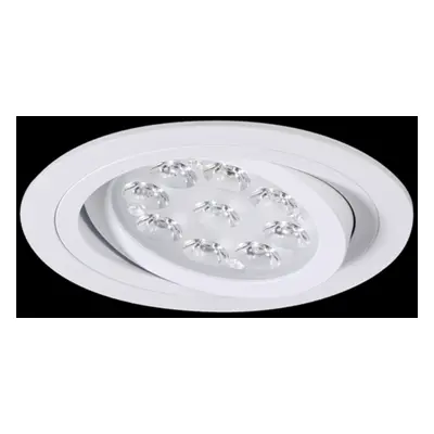 BPM Vestavné svítidlo Aluminio Blanco, bílá, 9LEDx3W, 12V 4271LED.D40.3K