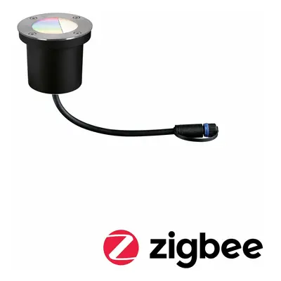 PAULMANN Plug & Shine zemní svítidlo IP65 RGBW 24V ZigBee 942.74