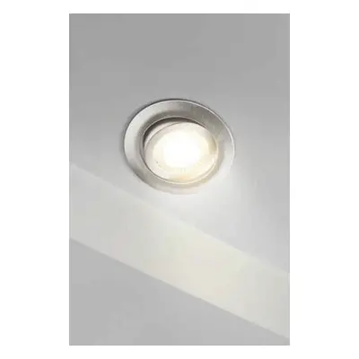 HEITRONIC LED vestavné svítidlo DL7202 nikl nastavitelné 5W teplá bílá 3000K 500666