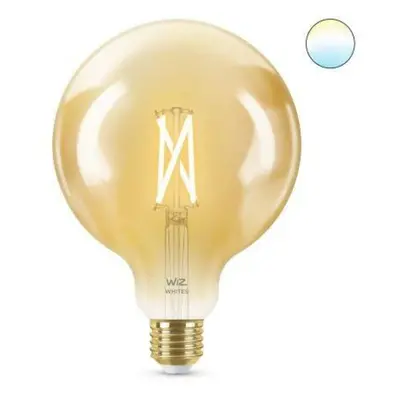 LED Žárovka WiZ Tunable White Filament Amber 8718699786816 E27 G125 6,7-50W 640lm 2000-5000K, st