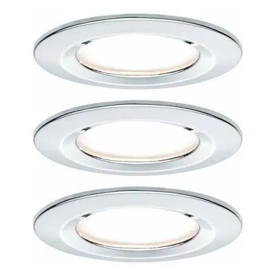 PAULMANN Vestavné svítidlo LED Nova kruhové 3x6,5W GU10 chrom nevýklopné 3-krokové-stmívatelné 9