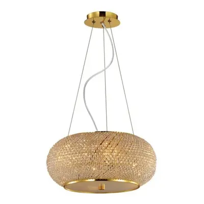 Závěsné svítidlo Ideal Lux Pasha SP14 oro 164984 E14 14x40W 65cm zlaté