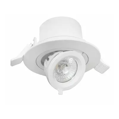 CENTURY LED SPOT REGIA ZAPUŠTĚNÉ VÝKLOPNÉ 90mm 8W 3000K Ra95 710Lm 38d DIMM IP20 CEN RGOD-089030