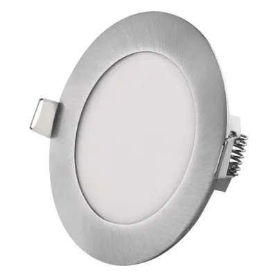 EMOS LED podhledové svítidlo NEXXO stříbrné, 12 cm, 7 W, teplá/neutrální bílá ZD1223