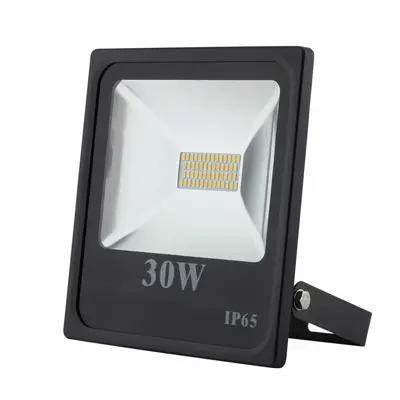 FKT LED reflektor Slim SMD 30W černý, 5500K, 2700lm, IP65, 4738301