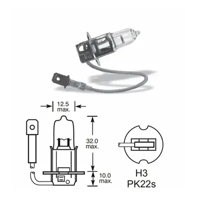 ELTA H3 6V 55W PK22s EL455