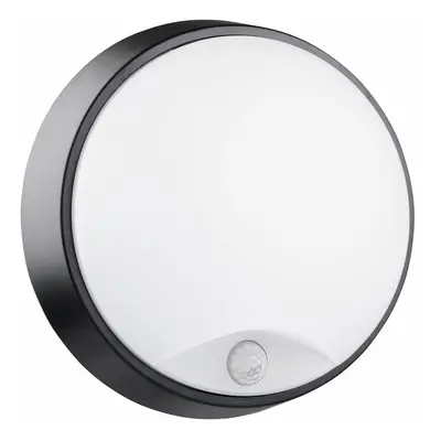 CENTURY LED SVÍTIDLO OASI TONDA ČERNÉ SENSOR 14W 4000K 1055Lm 120d IP54 CEN OSTONS-1421540