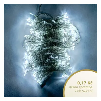 DecoLED LED světelná záclona HOBBY LINE, 2x2m, ledově bílá, 200 diod LWC22