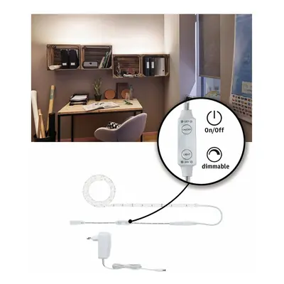 PAULMANN SimpLED Power Strip sada 1,5m neutrální bílá 17W s krytím 789.58 P 78958