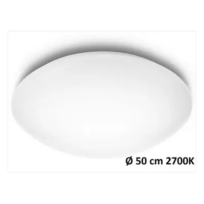 LED Stropní svítidlo Philips Suede 31803/31/EO bílé 2700K 50cm