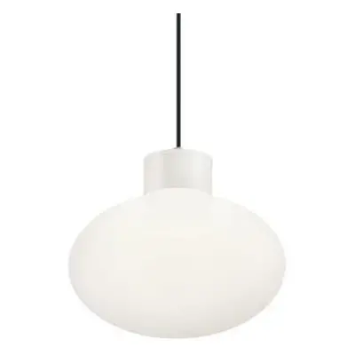 Venkovní závěsná základna Ideal Lux Clio MSP1 Bianco 144252 E27 1x60W IP44 9cm bílá