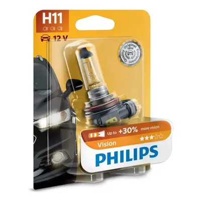 Philips H11 12V 55W PGJ19-2 Vision + 30% 1ks blistr 12362PRB1