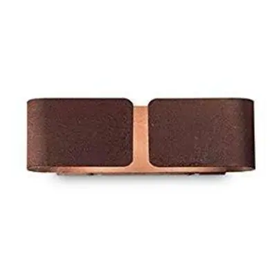 Nástěnné svítidlo Ideal Lux Clip AP2 mini corten 170923 G9 2x40W 25cm rezavé