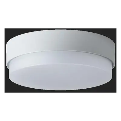 OSMONT 50110 TRITON 2 stropní/nástěnné průmyslové plastové svítidlo stříbrná / bílá IP65 2x25W E