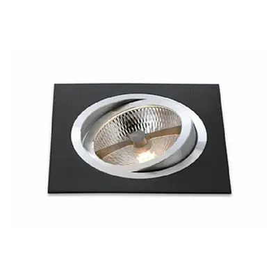 BPM Vestavné svítidlo Aluminio Negro, černá, 9LEDx3W, 230V 4902 3072LED.D40.3K