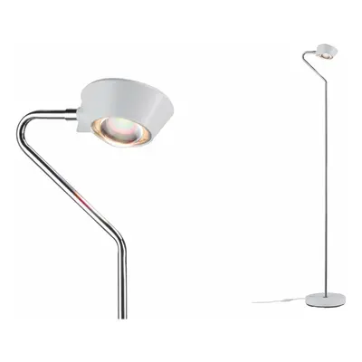 PAULMANN LED stojací svítidlo Ramos 11W bílá mat/chrom nožní stmívač 709.20 P 70920