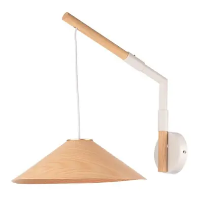 ACA Lighting nástěnné svítidlo 1X GX53 přírodní dřevo 30X40X32CM NAIROBI MQ13W130NW