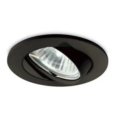 Zápustné bodové svítidlo Ideal Lux Swing Nero 243825 GU10 1x50W IP20 černé